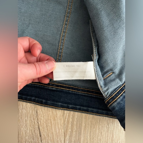 Primary Girls Denim Jacket Classic Wash - Size 12 - Picture 4 of 5